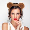 3/4Pcs/Set Brown Bear Ears Headband Plush Animal Ears Costume Hair Hoop Halloween Cosplay Hair Accessories