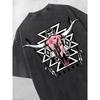 European Sizes Men's T-Shirt  Retro Western Cowboy Style Printed with Cow Skull Pattern, Short Sleeve, Crew Neck, Summer Outdoor Wear, Trendy Top