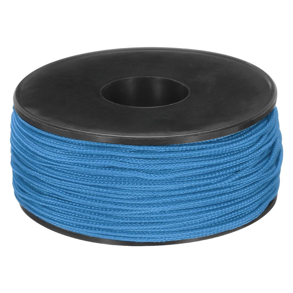 Uxcell 1.18mm X 164 Feet Paracord Micro Cord Rope 100 LB Polyester Braided Cord Spool for Camping Outdoor Jewelry Bracelet