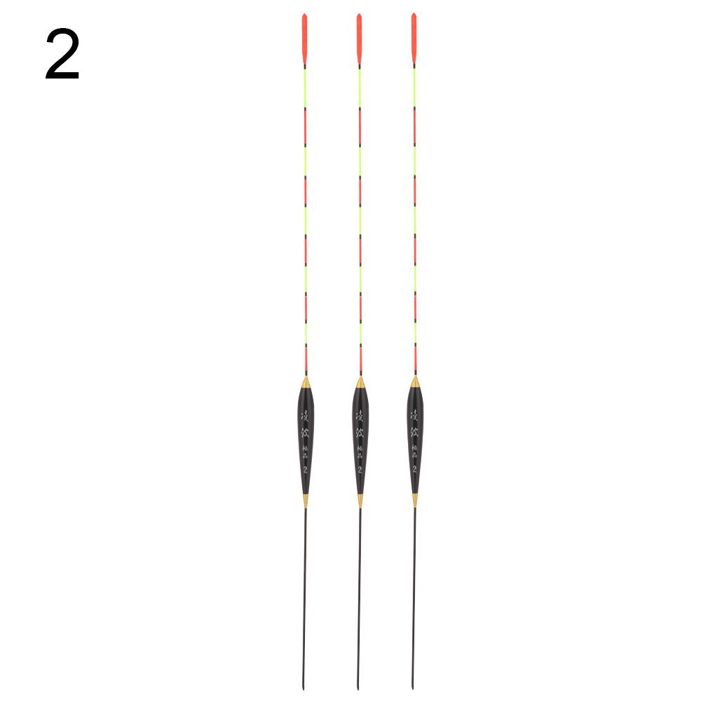 Durable Long Tail Buoy Strike Indicator Fishing Float Wood Fluorescent Floats Bobbers