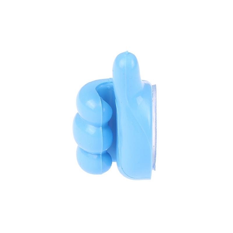 20 Stuks Handvormige Rubberen Houder Siliconen Duim Muurhaak Kabelbeheer Draadorganizer Multifunctionele Muurhangers Haken