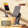 Foldable Metal Mobile PhoneHolder Desktop Tablet Stand for iPad iPhone 16 Samsung Desk Holder Adjustable Desk Smartphone Stand