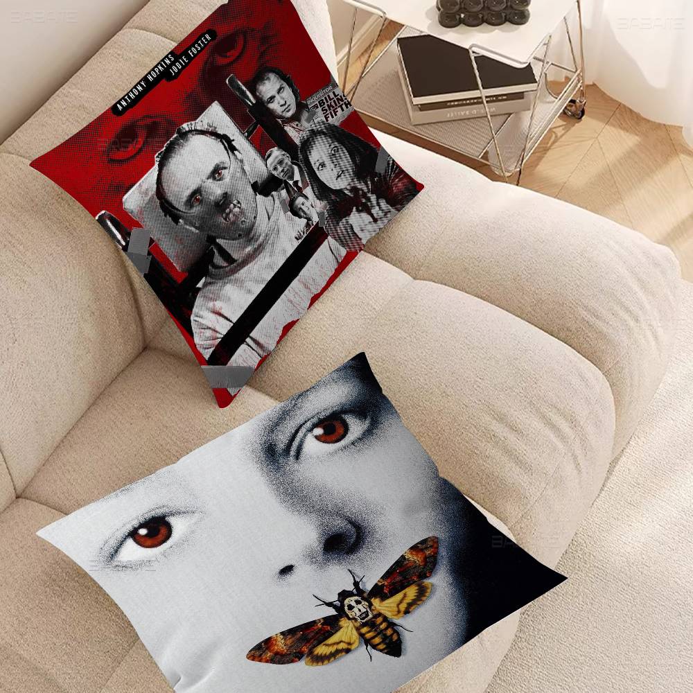 Classic Movie The Silence Of The Lambs Personalized Pillow Cover Kids Bedroom Wild Party Decor Pillowcase Birthday Shower Gift