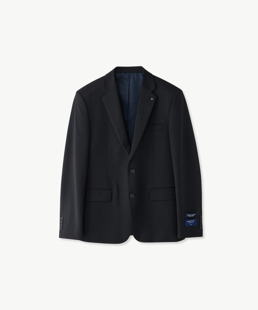 STCO [Four Seasons] (10-Year Suit) Wool Blend Four-Way Stretch Suit Set_Black (Slim Fit)_Ssjwz11Set (B Type)