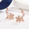 New 925 Sterling Silver Earrings Fashion AAA Zircon For Women Exquisite Student Girlfriend Jewelry Accessories Wedding PartyGood product