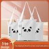 Customizable Canvas Bag - Cute, Creative, and Ideal for Student Use with Optional Logo Printing