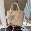 High-end Texture Simple Foreign Style Portable Bucket Bag Women's 2025 Summer New Korean Version of Fashion Niche Crossbody Bag