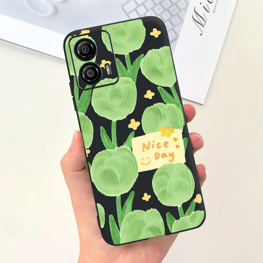 For Motorola Moto G14 G04 G24 Power G34 G54 Power G64 G84 Phone Case Back Cover Stylish Pattern Soft Liquid Silicone TPU Coque