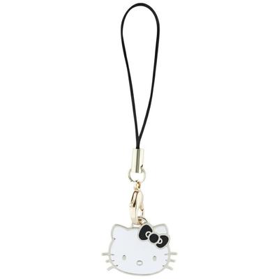 Hello Kitty Hkcpmkhk Phone Pendant     Strap Black/Black Charm Kitty Head