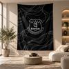 Decorative Tapestry,Everton Football Printed Wall Art, Lightweight Wall Hanging For Bedroom Background