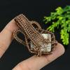 Natural Russian Dendritic Gemstone Handmade Copper Wire Wrap Pendant 2 J0b65