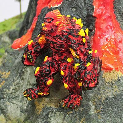 Simulated Sasquatch Figurine PVC Savage Werwolf Animal Model Statue Sculpture Educational Toy Home Office Desktop Decoration Ornament