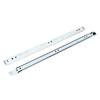 Uxcell Drawer Slides, Full Extension, Ball Bearing, Bidirectional Sliding, Track Rail, 44cm, 25mm Wide, 25kg Capacity, 1 Pair