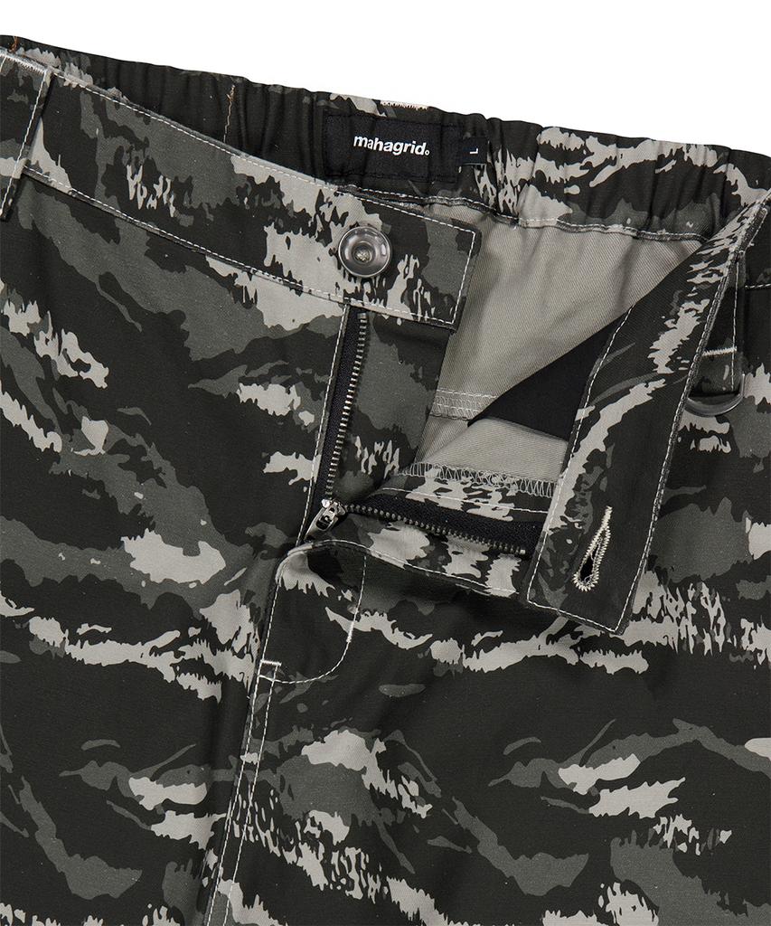 MAHAGRID Tiger Camo Wide Pants Khaki(Mg2Gsmpa11A)