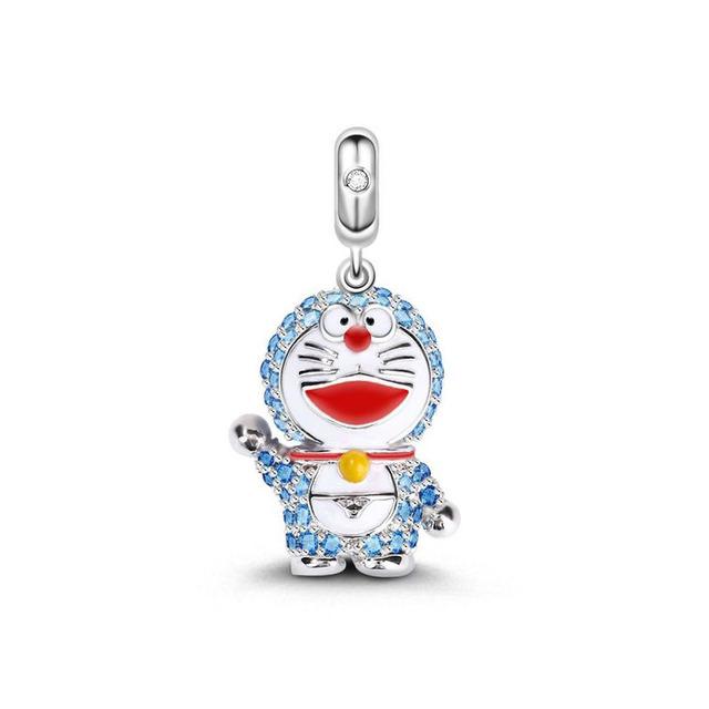 Brand New High Quality Fine Copper Metal Compatible With Authentic Original Bracelet High Quality Fine Jewelry Europe Cute Cartoon Doll Series Dangle