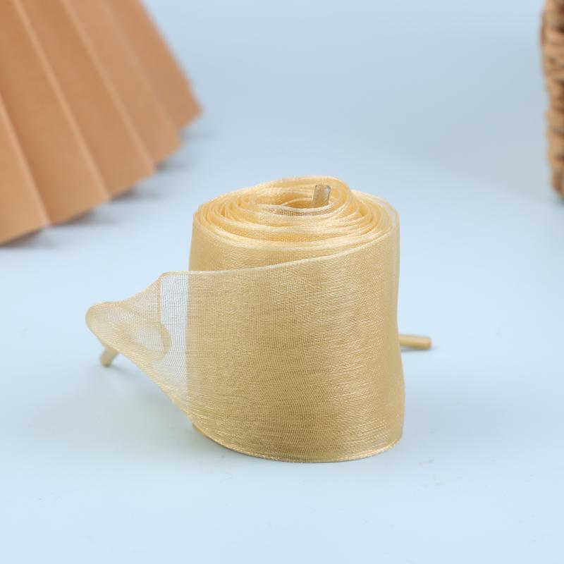 1 Paar 4cm Brede Organza Schoenveters 160cm Dames Strik Schoenveters Platte Zijde Satijn Lint Canvas Sneakers Sportschoenen Veters