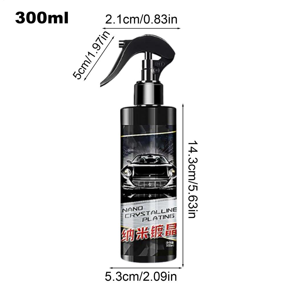 Ceramic Car Coating Spray Ceramic Spray Coating for Car Paint Repair Polish Restorer Hydrophobic for Cleaning Automotive Vehicle