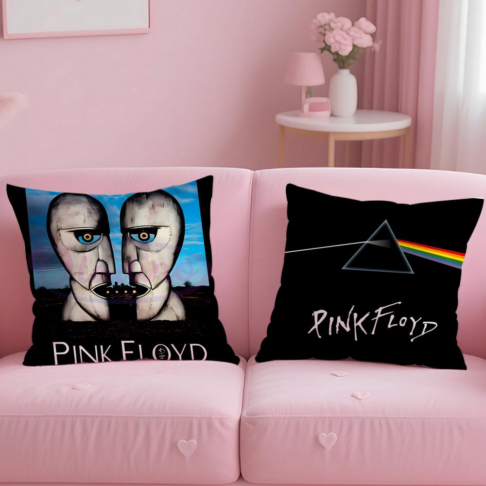 P-Pink F-Floyd Cushion Cover Comfortable Reversible Pillow Cover Ideal for Car Sofa Bedroom & Beyond
