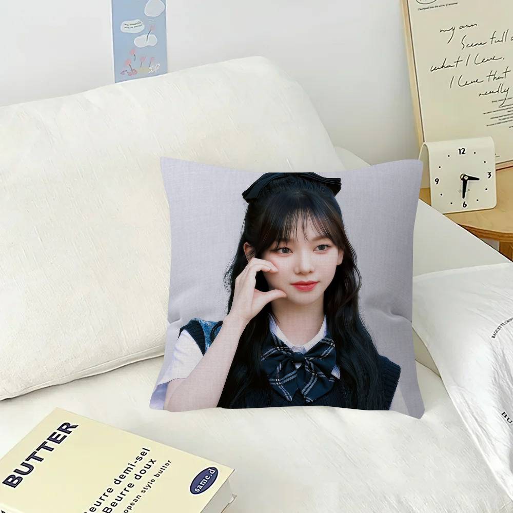 Korean idols KKKARINA  Pillow Covers Cartoon Sofa Decorative Home Doublesided Printing Short Plush Cute Cushion Cover