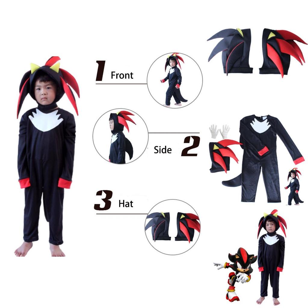 Unisex Sonic Costume For Cosplay Role Play And Photographing