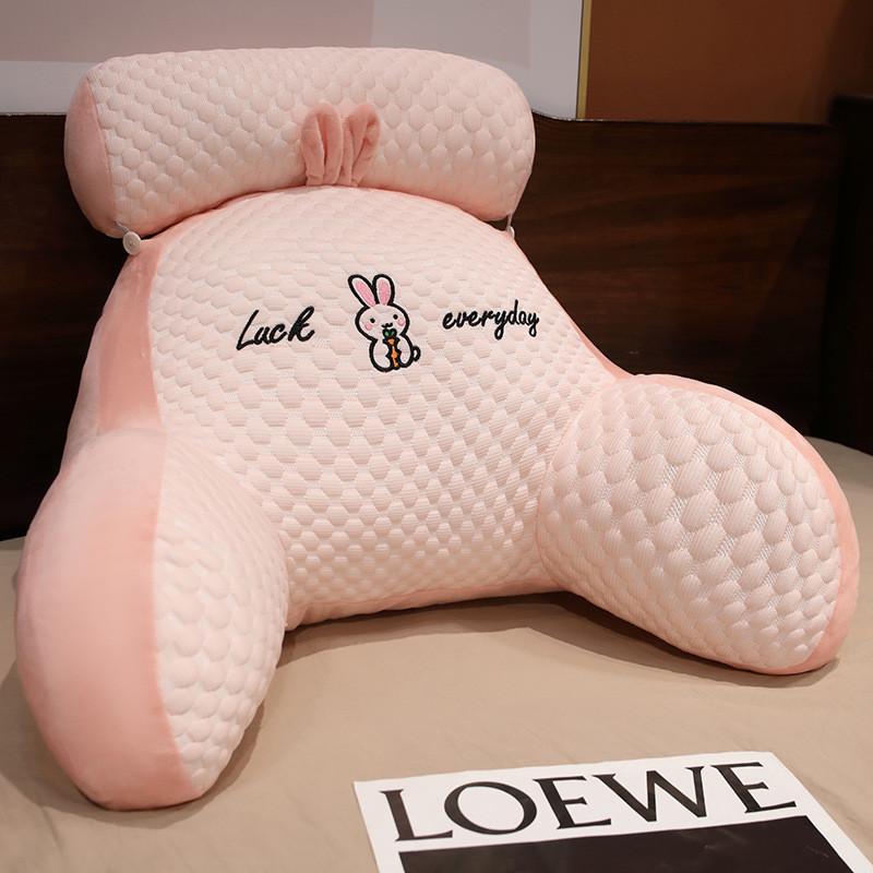 Cartoon Anime Lumbar Pillow With Plush Cover For Bed Couch Support