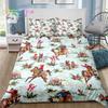 Cowboy Horse Pattern Comfortable Duvet Quilt Cover Pillowcase Bedding Set Children Bedroom Decoration Home Textile