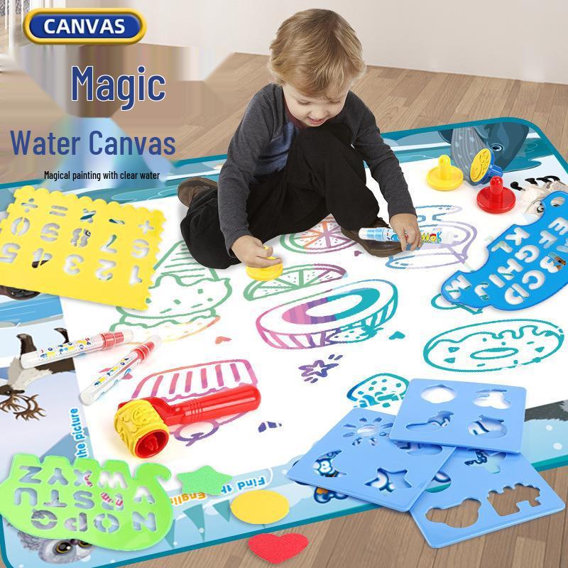 Magic Water Canvas: Large Reusable Water Painting Blanket for Kids