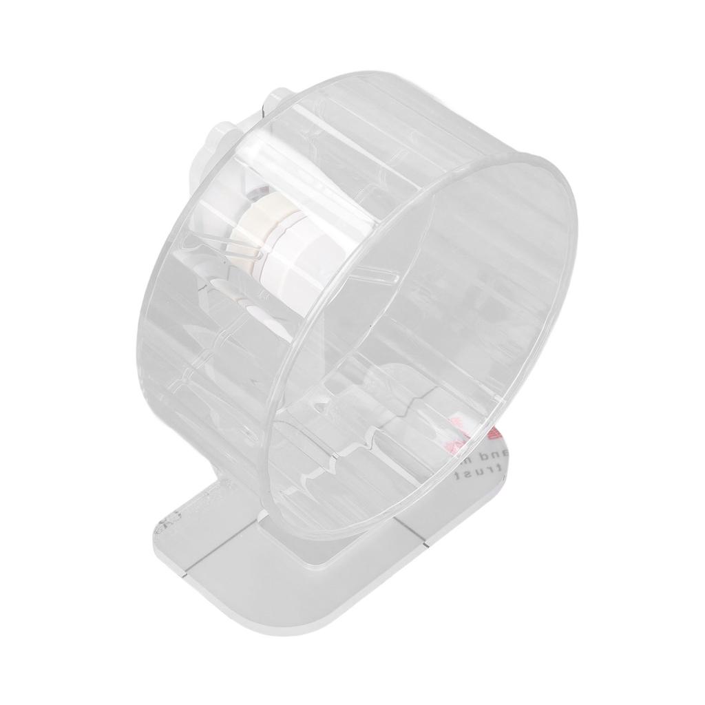 Silent Hamster Wheel with Stand Prevent Slip Clear Acrylic Hamster Exercise Running Wheel Toy for Small Pets Hamster
