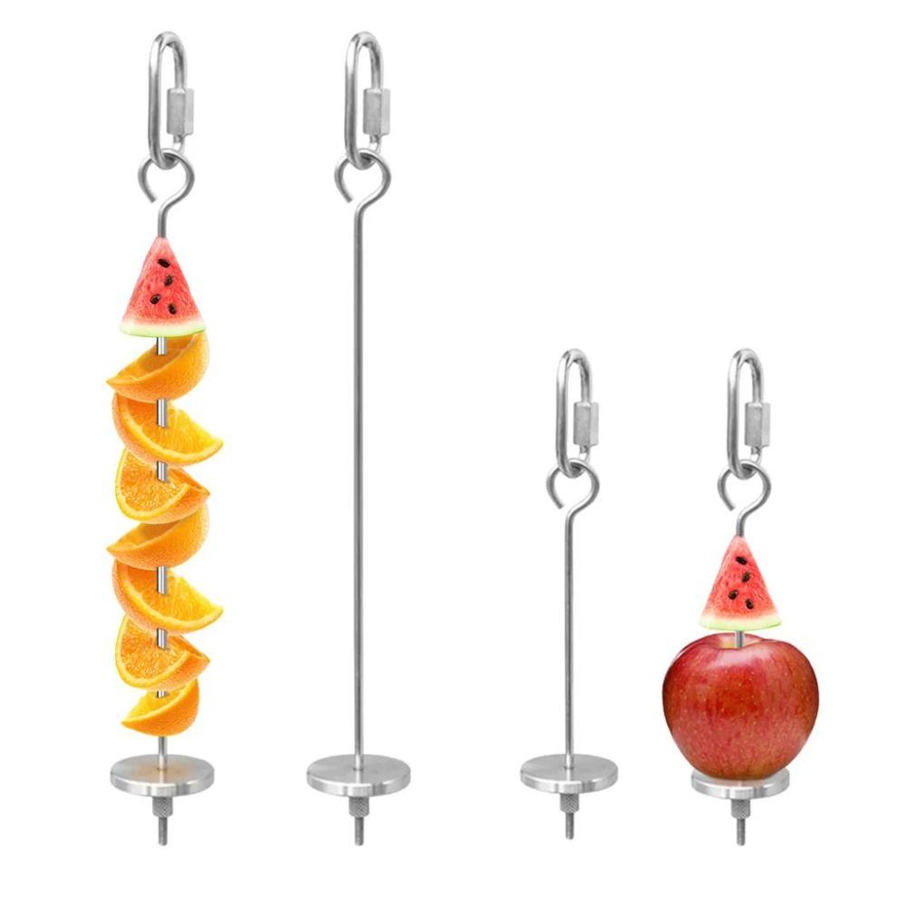 2Pcs Rust-proof Bird Feeder for Cage Parrot Fruit Skewers For Macaw Parakeet Parrot Budgie