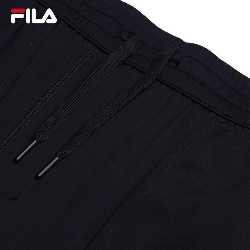 FILA Heritage Solid Basic Knitted Drawstring Mid-Rise Casual Pants Men bottoms F11M638605F-NV