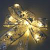 Christmas Bowknot with Led Light Tree Festival Holiday Party Decor Supplies