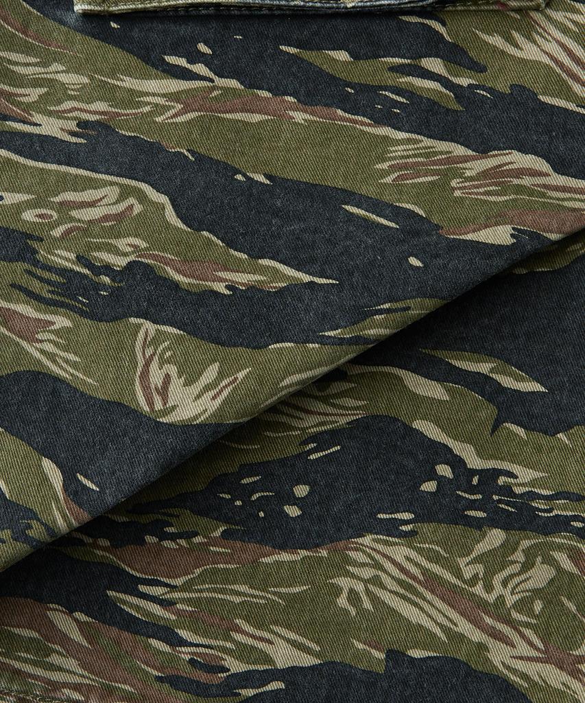 OUTSTANDING Tds Tiger Camo Military Shorts_Tiger Camo