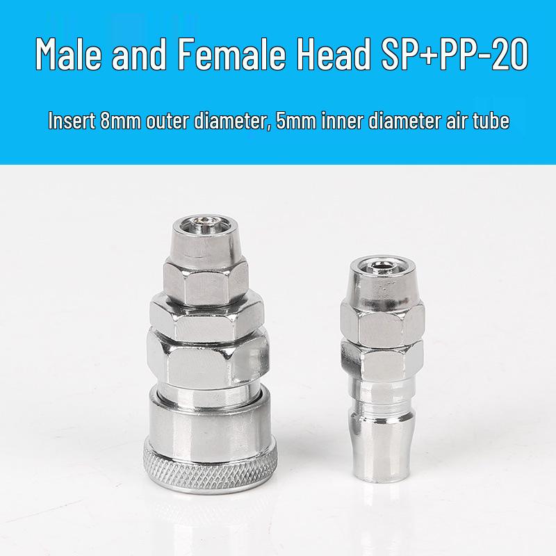 Pneumatic C-Type Quick Connector for Air Hose and Compressor Accessories