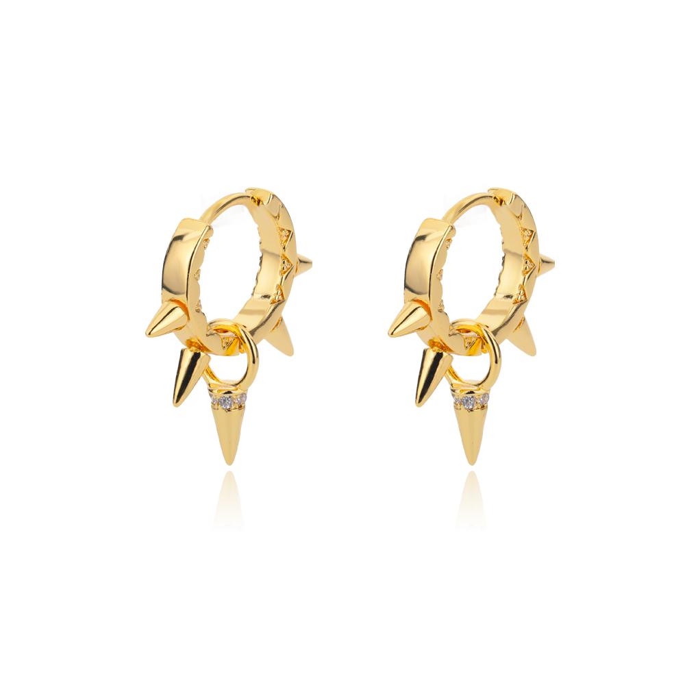 Boucles d'oreilles pendantes Étoile de Luxe pour Femme Fille Acier Inoxydable Anneau Minimaliste Piercing 2025 Nouveautés Bijoux y2k boucles d'oreilles femme