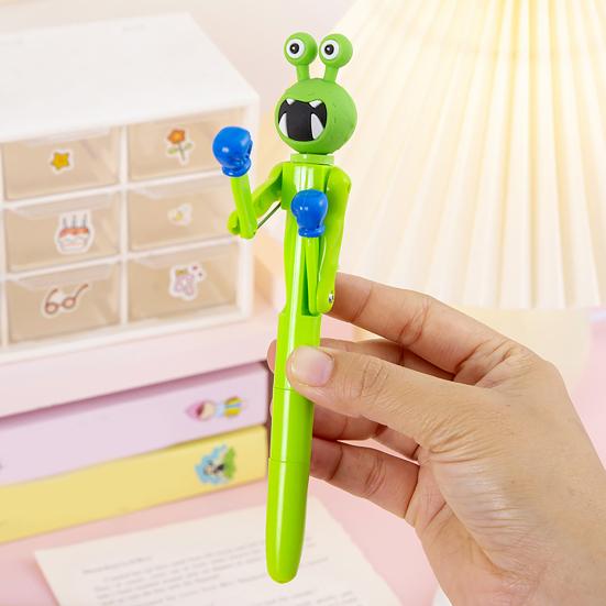 Yousheng Decompression Pen Press Movable Boxing Pen Cartoon Shape Writing Fluently Ultra-Fine Point Creative Interactive Pen Stationery Gift
