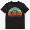Funny Turtle Pun T Shirt Turtly Totally Awesome Unisex T-Shirt