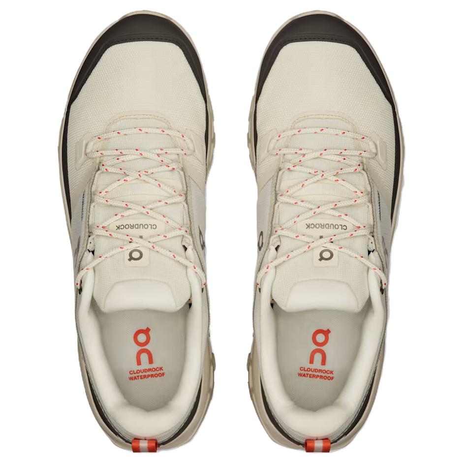 ON Cloudrock Low Waterproof Ivoor Heren Sneakers Crème 3MF10253334