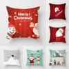 Cartoon Christmas Throw Vankúš Set Santa Claus Sofa Gift Home Decor obliečka na vankúš Vianočný darček obliečka na vankúš