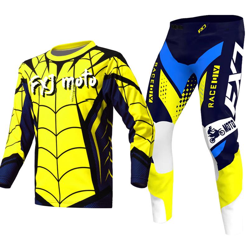 Motocross Gear Set for Kids 4 5 6 7 8 9 10 11 12 13 Years Youth Child Motorcycle Boy Girl Jersey Pant Kits Racing Suit Off-road Enduro MX MTB