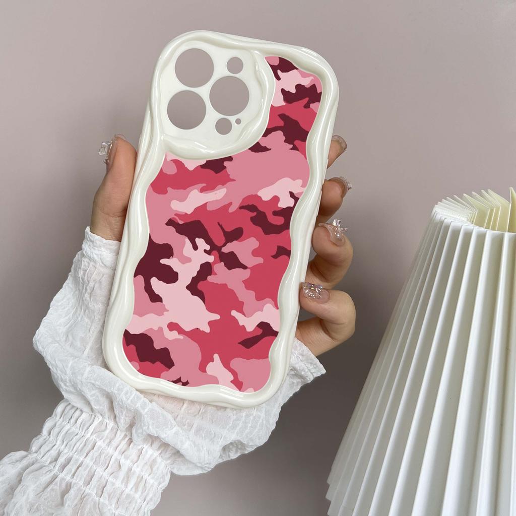 LZ6 Camouflage Camo Design Clear Soft Wave Phone Cases for iPhone 15 13 Pro Max 12 Mini 14 8 Plus XS Max XR 6 Protection Back Cover