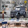 3D Wallpaper European Style Retro Car Wall Painting Bar Coffee Shop Restaurant Background Home Decor Photo Wallpapers 3D