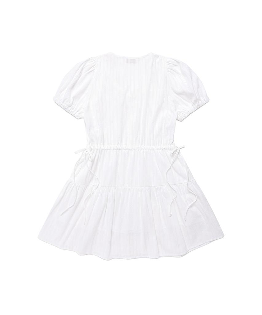 Pluna Studio Wave String Dress_White