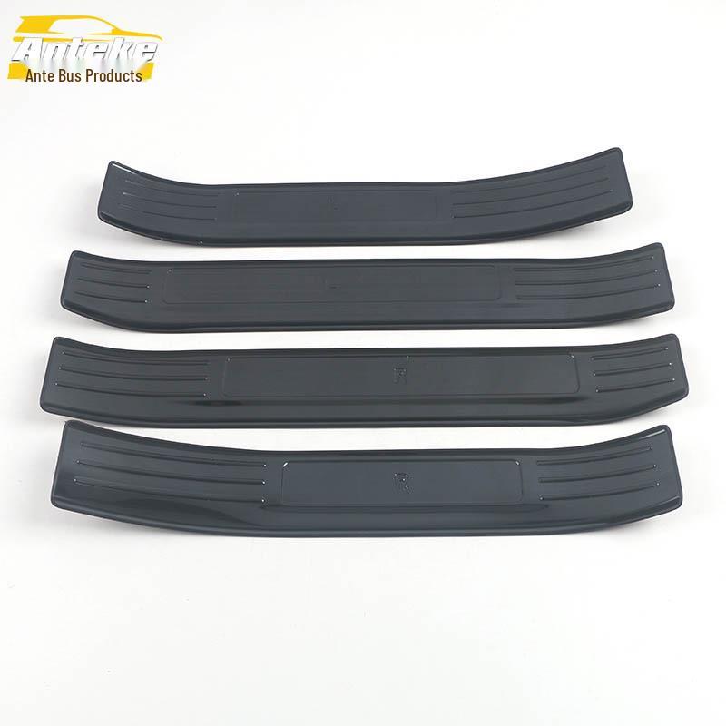 22 Highlander Stainless Steel Door Sill Trim Stickers - Anti-Scratch Welcome Pedal Protector