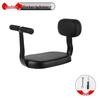 Universal Bicycle Safety Seat with Footrests - Folding Mountain Bike Rear Cushion for Baby
