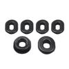 Rubber Side Cover Grommets 6pcs Grommets Kit Replacement Rubber Grommets For Motorcycle & Easy To Install For Battery Covers