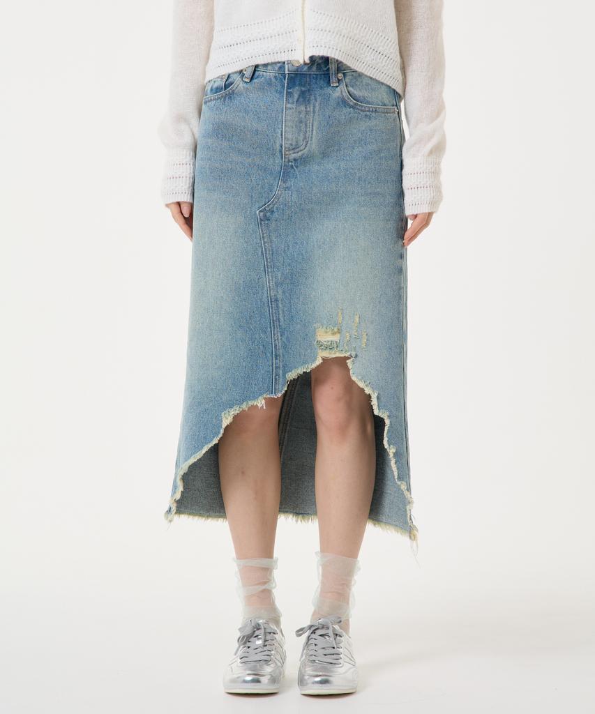 Unknown Planet Lau Denim Skirt Blue