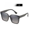 Nouvelles Lunettes de Soleil Polarisées Lunettes de Soleil PC Grande Monture pour Dames Coréennes Lunettes de Soleil de Mode pour Voyage
