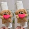 2PCS Cute Dog Car Seat Belt Shoulder Protector Car Seat Belt Protective Cover Soft and Comfortable Car Interior