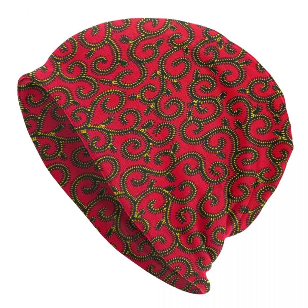 Custom African Ethnic Tribal Ankara Pattern Beanie Cap Unisex Winter Warm Bonnet Homme Knitting Hats Skullies Beanies Hats