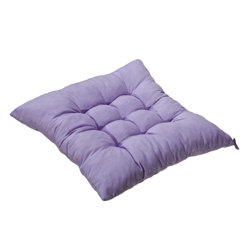 1PC Chunky Solid Color Polyester Home Decoration Chair Cushion Home Textile Cushions Soft Square Thick Seat Pads Garden
